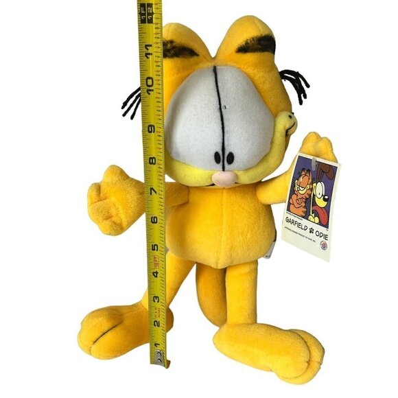 Nanco Paws Garfield Cat Plush Vintage Standing Stuffed Animal with Original Tags - Picture 8 of 14